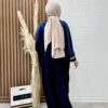 MAKBULE ELBİSE LACİVERT - Görsel 5