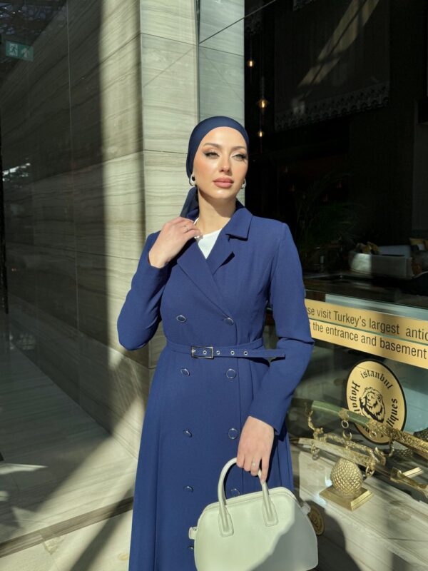 Meryem Elbise Petrol Mavisi - Görsel 5