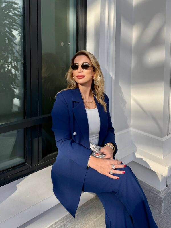 Asel Takım Lacivert - Görsel 6